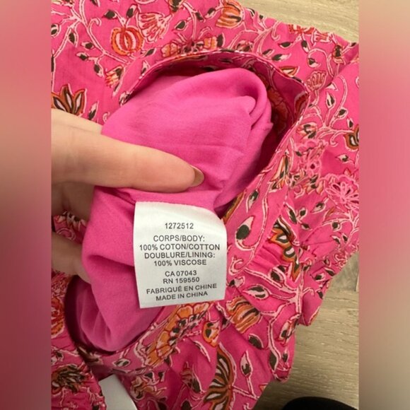 BNWT Caroline Constas 2 piece cropped tank maxi skirt floral set Medium - Picture 9 of 10